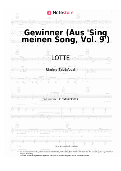 undefined LOTTE - Gewinner (Aus 'Sing meinen Song, Vol. 9')