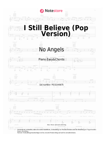 undefined No Angels - I Still Believe (Pop Version)