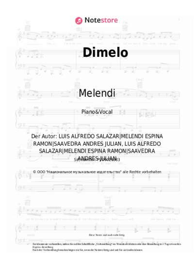 undefined Melendi, Andy Clay - Dimelo