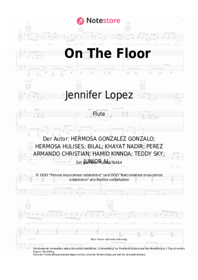 undefined Jennifer Lopez, Pitbull - On The Floor
