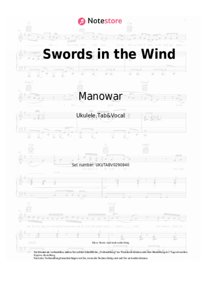 undefined Manowar - Swords in the Wind