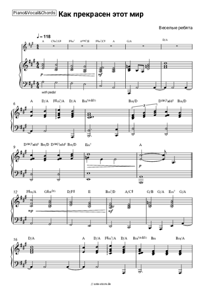undefined Vesyolye Rebyata - Как прекрасен этот мир