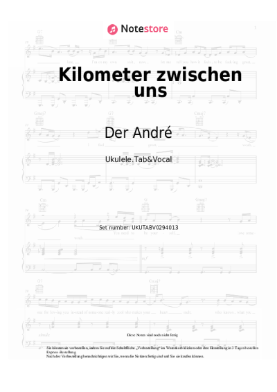 undefined Der André - Kilometer zwischen uns