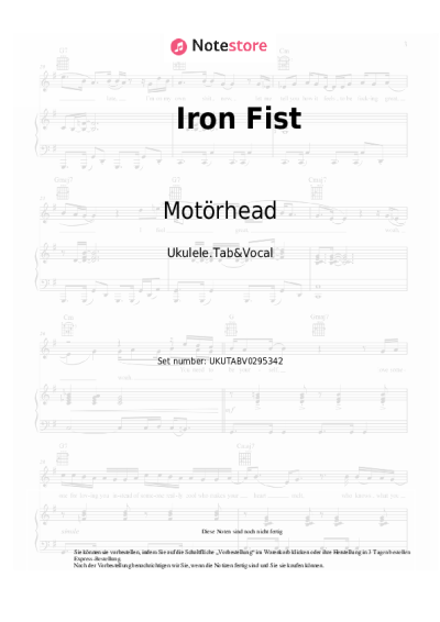 undefined Motörhead - Iron Fist