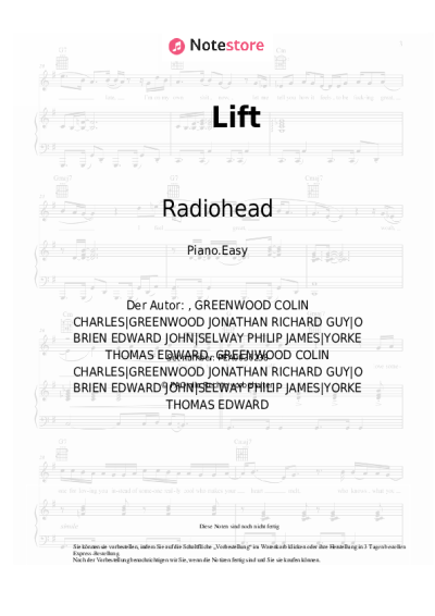 undefined Radiohead - Lift