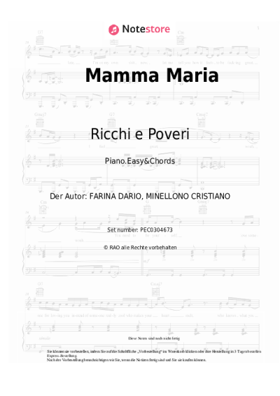 undefined Ricchi e Poveri - Mamma Maria
