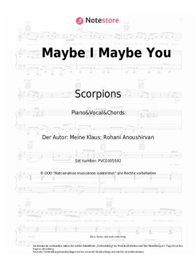 undefined Scorpions - Maybe I Maybe You