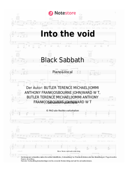 undefined Black Sabbath - Into the void