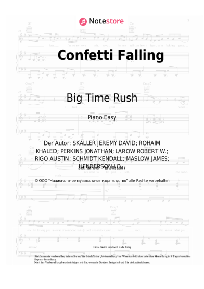undefined Big Time Rush - Confetti Falling
