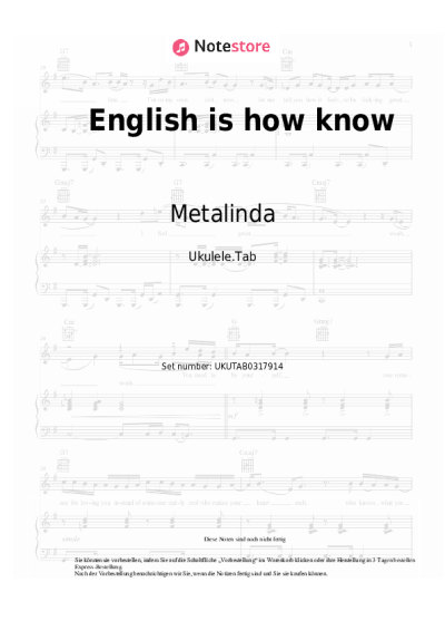 undefined Metalinda - English is how know