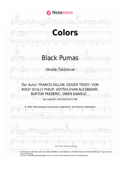 undefined Black Pumas - Colors