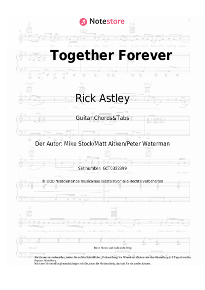 undefined Rick Astley - Together Forever