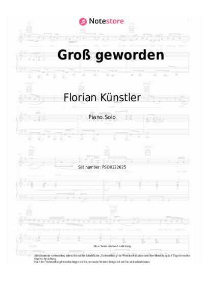 undefined Florian Künstler - Groß geworden