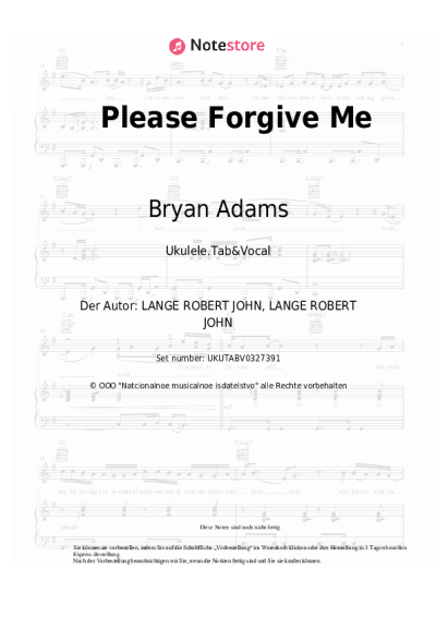 undefined Bryan Adams - Please Forgive Me