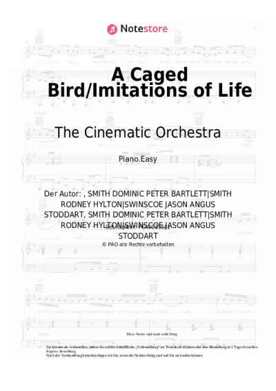 undefined The Cinematic Orchestra - A Caged Bird/Imitations of Life