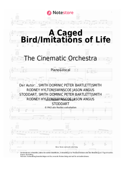 undefined The Cinematic Orchestra - A Caged Bird/Imitations of Life
