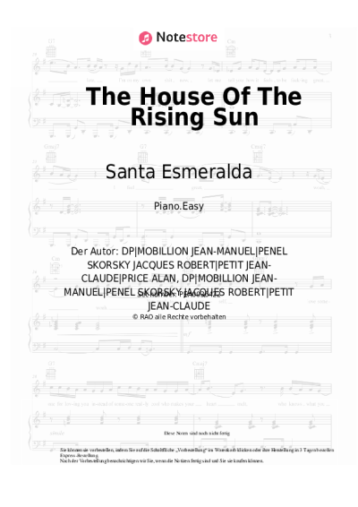 undefined Santa Esmeralda - The House Of The Rising Sun