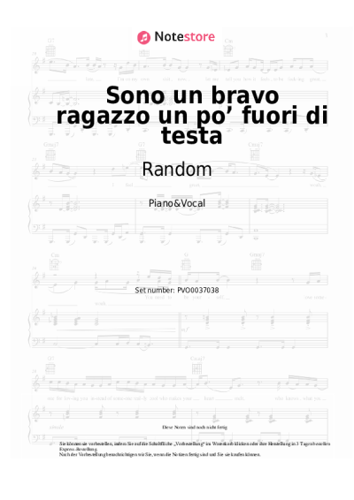 undefined Random - Sono un bravo ragazzo un po’ fuori di testa