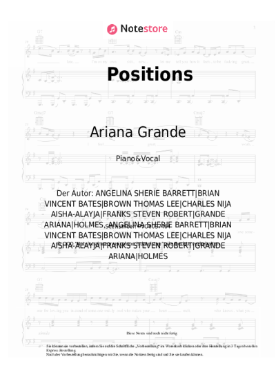 undefined Ariana Grande - Positions