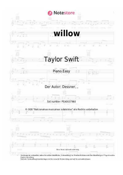 undefined Taylor Swift - ​willow