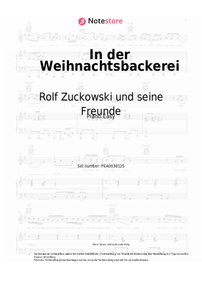 undefined Rolf Zuckowski - In der Weihnachtsbackerei