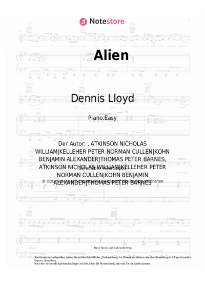 undefined Dennis Lloyd - Alien