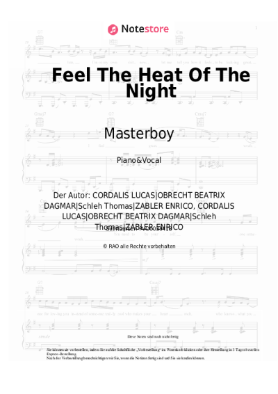 undefined Masterboy - Feel The Heat Of The Night