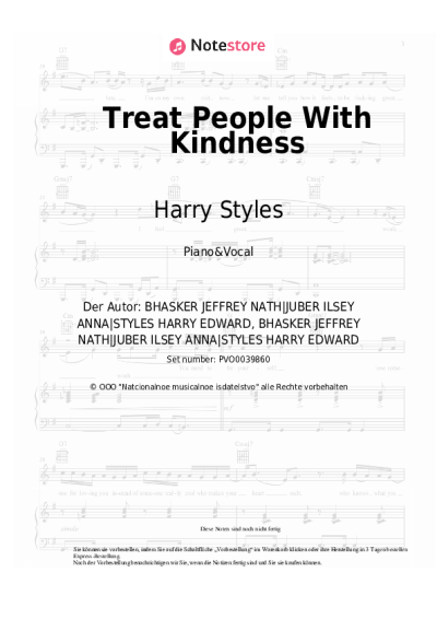 undefined Harry Styles - Treat People With Kindness