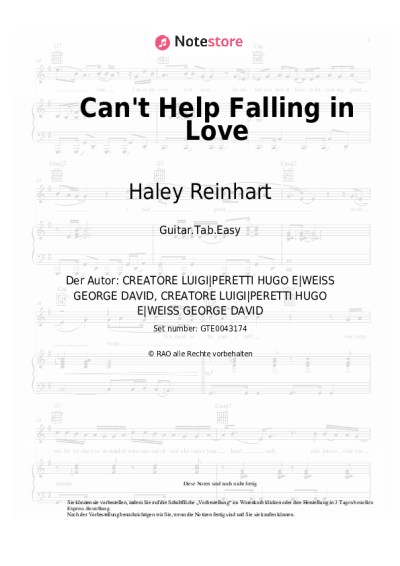 undefined Haley Reinhart - Can't Help Falling in Love