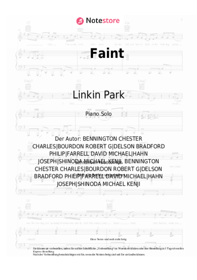 undefined Linkin Park - Faint