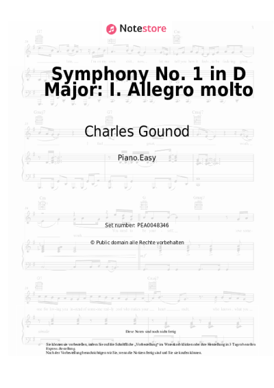 undefined Charles Gounod - Symphony No. 1 in D Major: I. Allegro molto