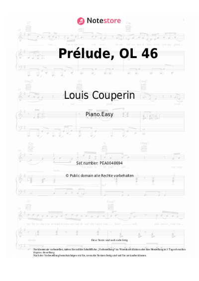 undefined Louis Couperin - Prélude, OL 46