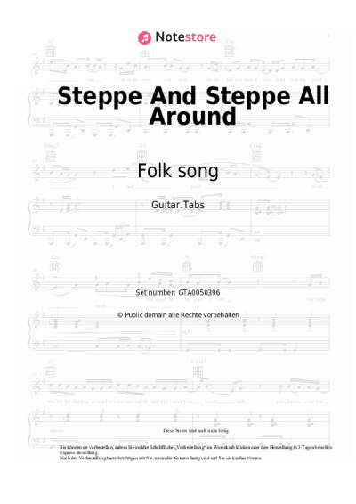 undefined Folk song - Steppe And Steppe All Around