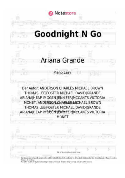 undefined Ariana Grande - Goodnight N Go