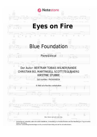 undefined Blue Foundation - Eyes on Fire