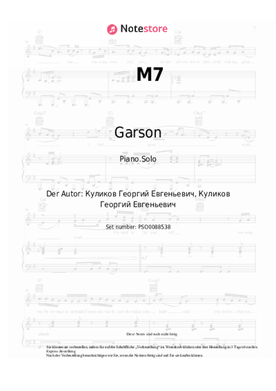 undefined Garson - M7