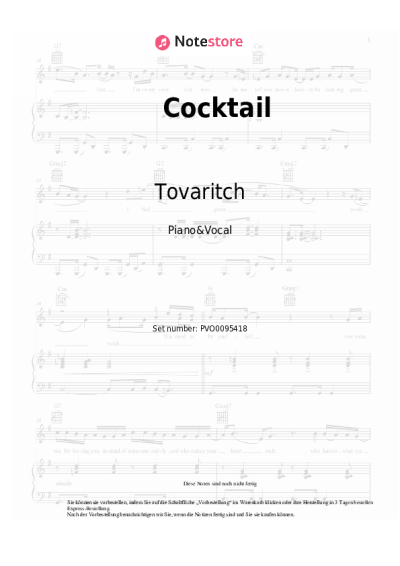 undefined Tovaritch - Cocktail