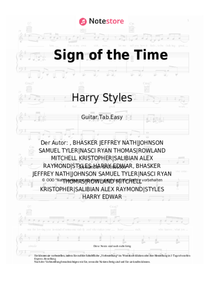 undefined Harry Styles - Sign of the Time