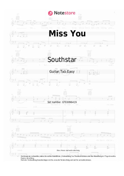 undefined Southstar - Miss You